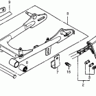 XR80 Swingarm @ chain case 79