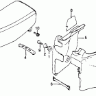 CR125R Seat @ side cover 79