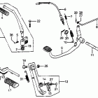 CB125S Pedal @ kick arm @ stand 79