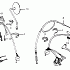 CB650 Рулевые рычаги , переключатели и тросы