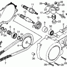 NC50 Крышка картера левая