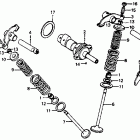 CB125S Распредвал и клапана