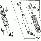 CB125S Rear shock absorber 79