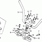 GL1000 Handlebar @ key set