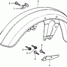 CX500D Переднее крыло