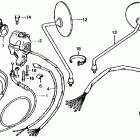 CT70 Handle lever @ switch @ cable k4-79