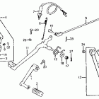 XL100S Brake @ gearshift pedal  @ kick starter arm 79-80