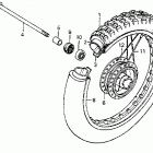 CT90 Переднее колесо