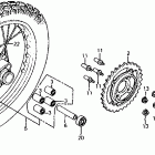 XL100S Rear wheel 79-80