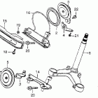 CX500D Steering stem @ horn