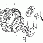 CT70 Заднее колесо
