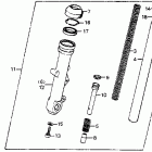 CB125S Front fork 79