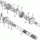 CT70 Кик стартер