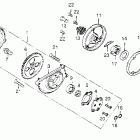 XR185 Oil pump @ oil filter