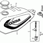 XL75 Fuel tank @ fuel lever 79