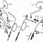 CB125S Handle lever @ switch 79