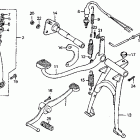 CT90 Main stand @ brake pedal