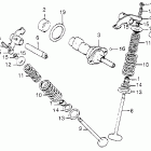 XR185 Распредвал и клапана