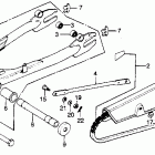 CB750L Swingarm @ chain case