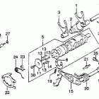 GL1000 Барабан и вилки переключения