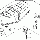 CX500D Сидение