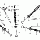 CX500D Valve @ upper rocker arm