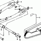CB750F Swingarm @ chain case 79