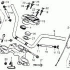 CX500D Handlebar @ top bridge @ key set