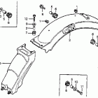 CB125S Заднее крыло