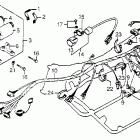 CB750A Wire harness @ ignition coil