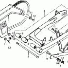 XL100 Swingarm @ chain case