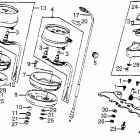 CB750F Speedometer @ tachometer  @ pilot lamp