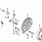 XL350 Задний тормоз