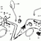 XL100 Handle switch @ lever @ cable