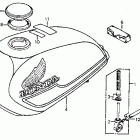 XL75 Fuel tank @ fuel lever 77-78