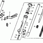 XL125 Передняя вилка