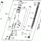CB550K Передняя вилка