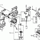 CB750A Carburetor comp. parts