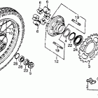 XL350 Заднее колесо
