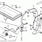 CB750A Starting motor @ left side cover