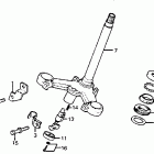 CB400A Steering stem @ horn