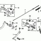 XL350 Change pedal @ brake pedal  @ kick starter arm