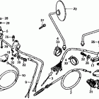 XL125 Handle lever @ switch 76-78
