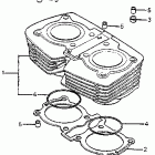 CB400A Цилиндр