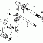XR75 Shift fork @ shift drum  @ kick spindle