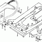 XL125 Swingarm @ chain case