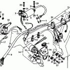 CB125S Wire harness @ ignition coil @ horn 76,78