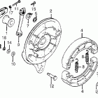 CB550K Задний тормоз