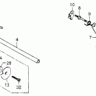 CB750F Gearshift drum @ spindle