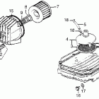 CB550K Oil filter @ oil pan